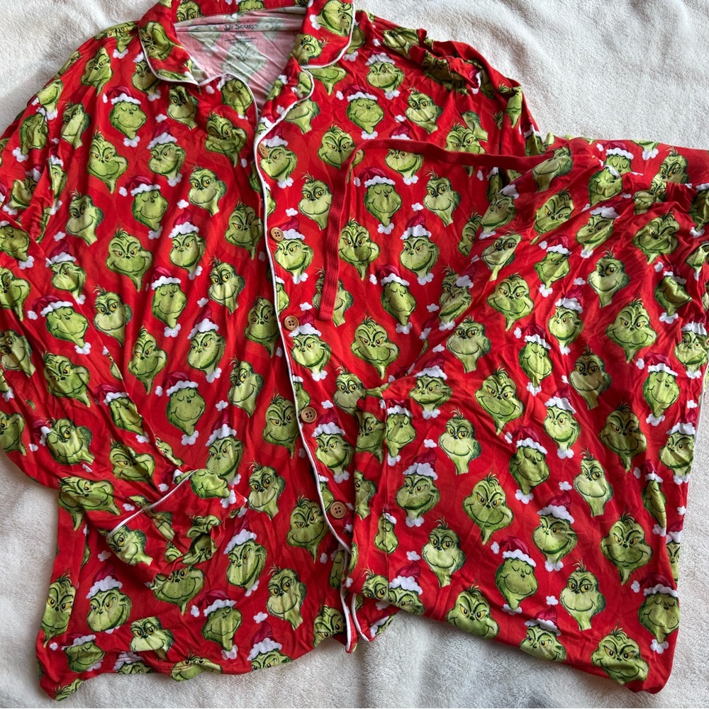 Posh Peanut Grinch Bamboo Pajamas
